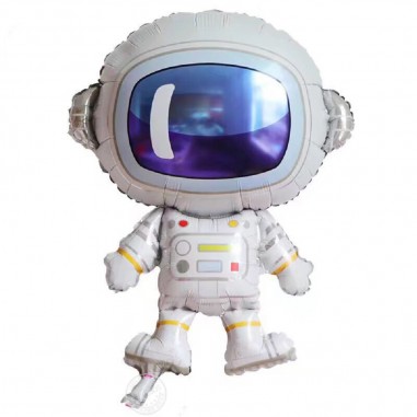 Globo Metálico Astronauta  Cotillón Espacial