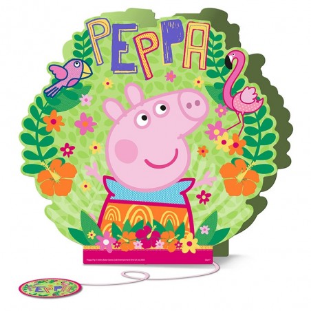 Set 5 Globos Metalizados Peppa Pig Cotillon Cumpleaños Color Rosado