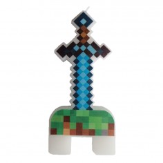 Vela Espada Minecraft  Cotillón Minecraft