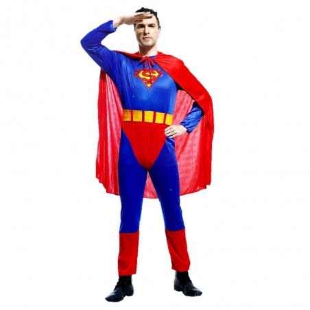 Disfraz Super Hero Man Adulto  Cotillón y Disfraces Halloween