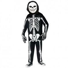 Disfraz Esqueleto Niño Cotillón Activarte Disfraces Niñas y Niños