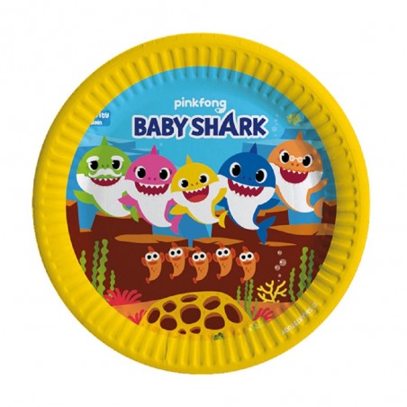 Pack Cumpleaños Baby Shark x 6 Cotillón Activarte Cotillón Baby Shark