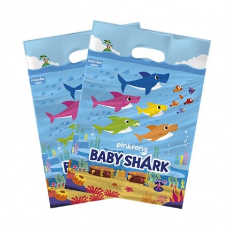 Pack Cumpleaños Baby Shark x 12 Cotillón Activarte Cotillón Baby Shark