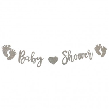 Guirnalda Baby Shower Patitas  Baby Shower y más
