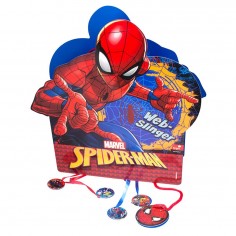 Piñata Spiderman 3d Cotillón Activarte Cotillón Spidermann