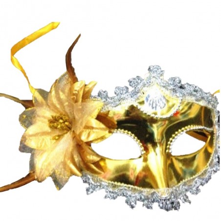 Antifaz Veneciano Flor  Antifaces y Máscaras
