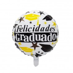 Globo Metálico Graduación Felicidades Cotillón Activarte Globos Metálicos