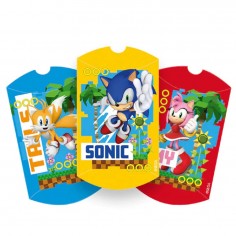 Caja Sorpresa Sonic x 6  Cotillón Sonic