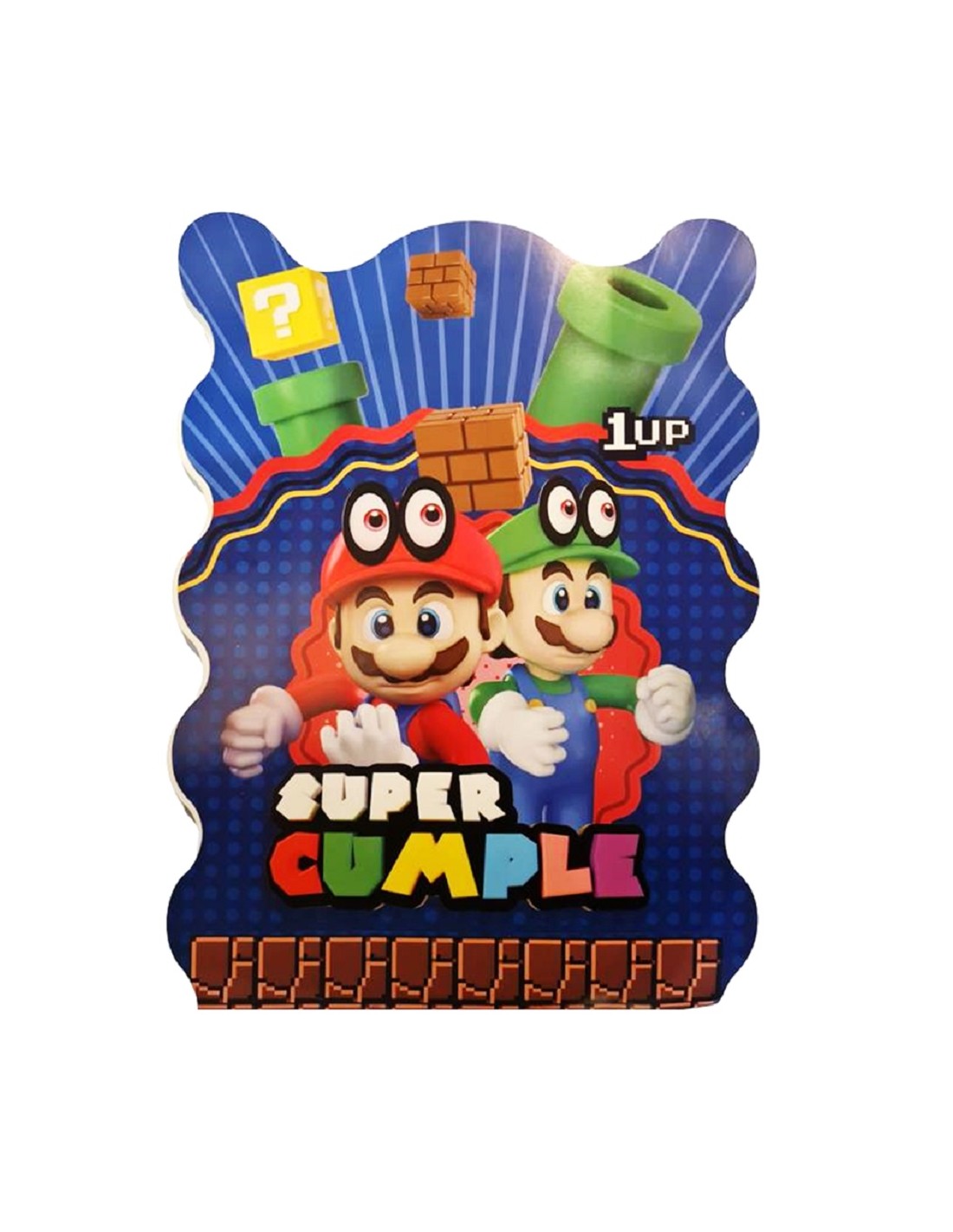 Piñata Cumpleaños Súper Mario Cotillón Mario Bros - Cotillón Activarte