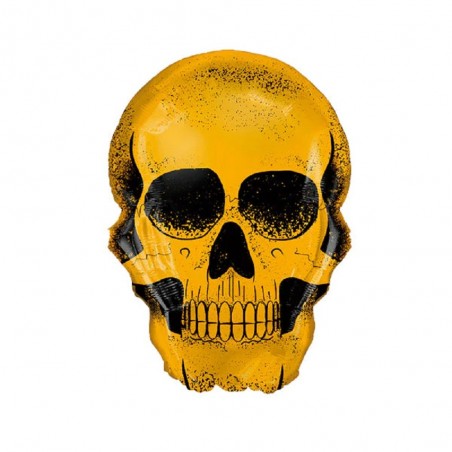 Globo Metálico Cráneo  Decoración Halloween