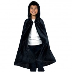 Capa Negra Terciopelo 90 cm  Disfraces Niñas y Niños