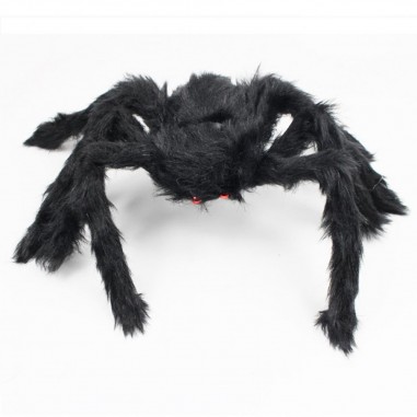 Araña Peluda 50 cm Cotillón Activarte Decoración Halloween