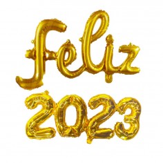 Globo Feliz Año 2023 Cursivo Cotillón Activarte Cotillón Año Nuevo