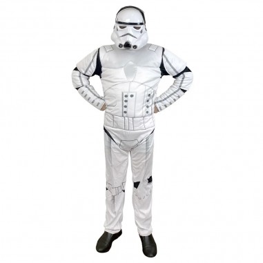 Disfraz Stormtrooper Adulto Deluxe Cotillón Activarte Disfraces