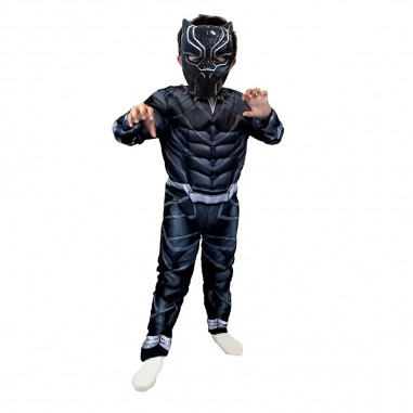 Disfraz Black Panther Civil War Deluxe Cotillón Activarte Disfraces Niñas y Niños