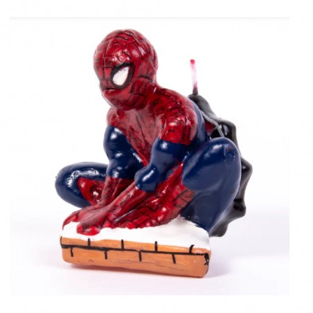 Vela Spiderman Figura 3D Cotillón Activarte Cotillón Spidermann