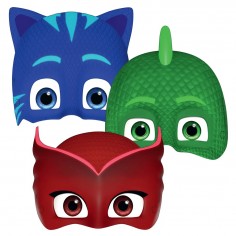 Máscaras Pj Masks x 6 Cotillón Activarte Cotillón PJ Masks