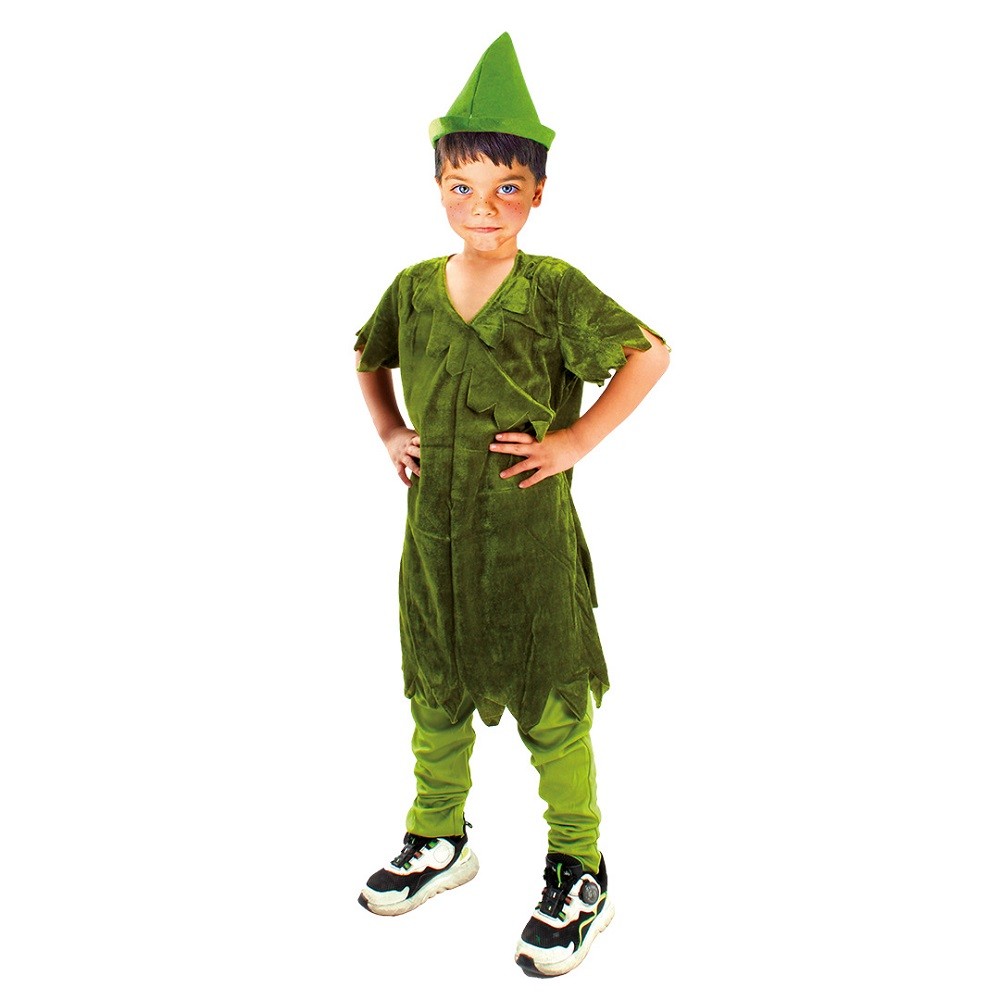 encuentro Tectónico preámbulo Disfraz Peter Pan Disfraces Niñas y Niños - Cotillón Activarte Tallas 5.6