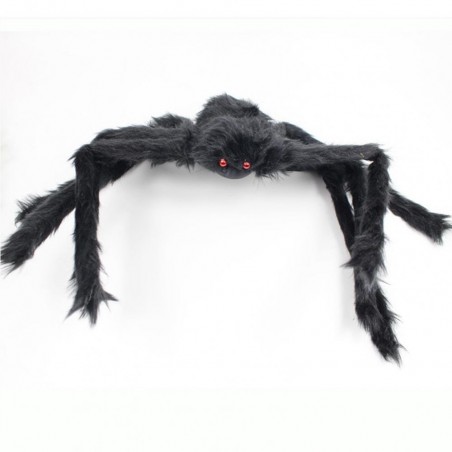 Araña Peluda 75 cm Cotillón Activarte Decoración Halloween