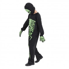 Disfraz Esqueleto Glow Niño Cotillón Activarte Disfraz Halloween