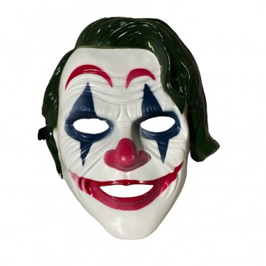 Máscara Plástica Guasón Joker Cotillón Activarte Antifaces y Máscaras