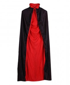 Capa Doble Vampiro 90 cm Cotillón Activarte Disfraz Adulto Halloween