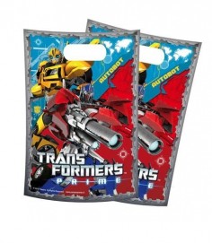 Bolsa Dulces Transformers x 6  Cotillón Transformers