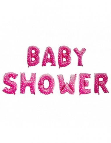 Guirnalda Globos Letras Baby Shower Niño y Niña  Baby Shower y más
