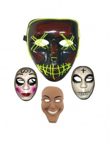 Pack Máscaras La Purga Cotillón Activarte Antifaces y Máscaras