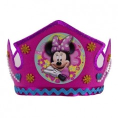 Corona Festejada Minnie Mouse  Cotillón Minnie Mouse