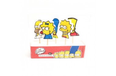 Vela Los Simpsons Picks x 5  Velas