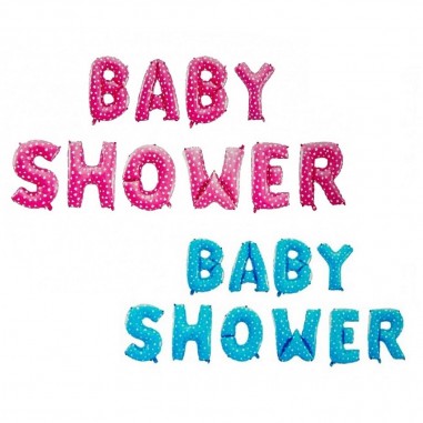 Guirnalda Globos Letras Baby Shower Niño y Niña  Baby Shower y más