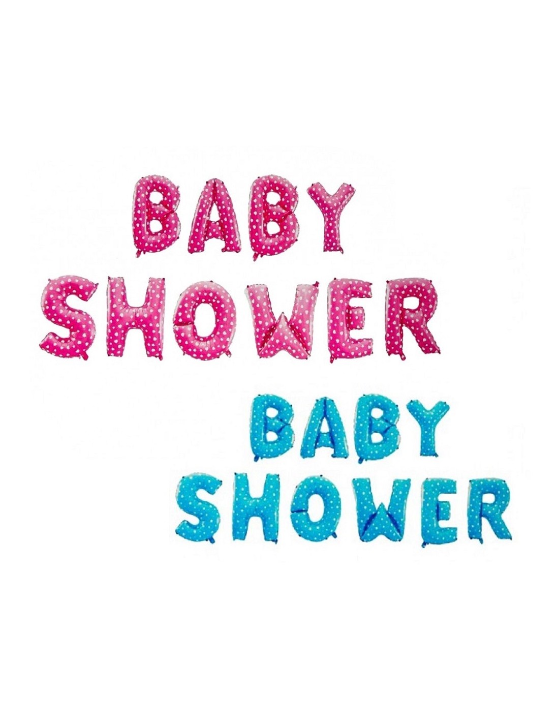 Guirnalda Globos Letras Baby Shower Niño y Shower y más -... Color