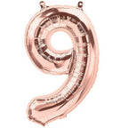 Globo Metálico Números Rose Gold 70 cm