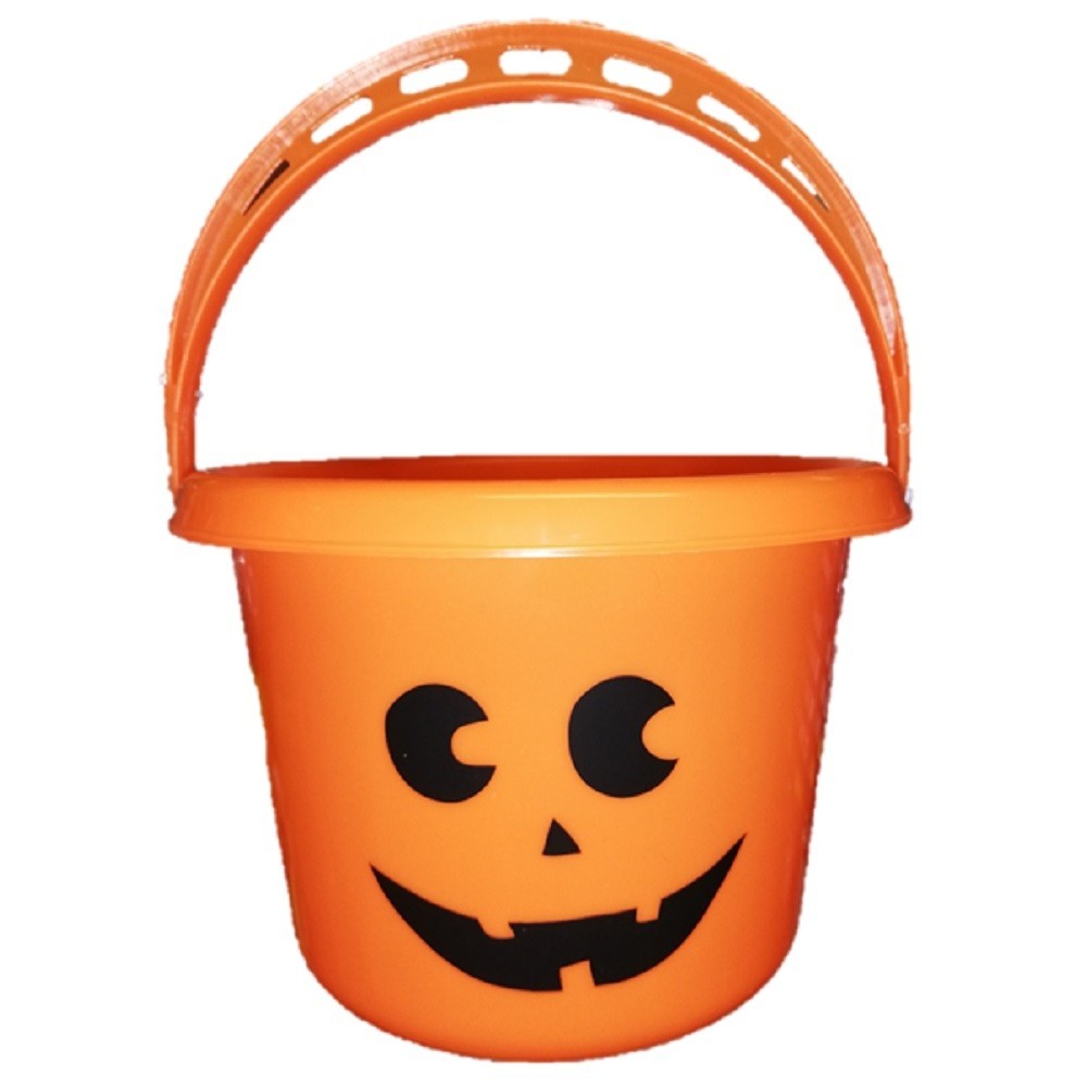 Balde Mediano Calabaza Halloween