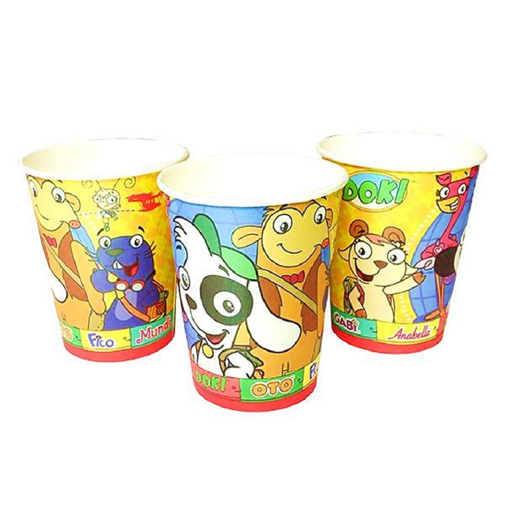 Vaso Cumpleaños Doki x 6