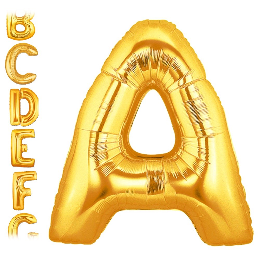 Globo Letra Dorado 70 cms