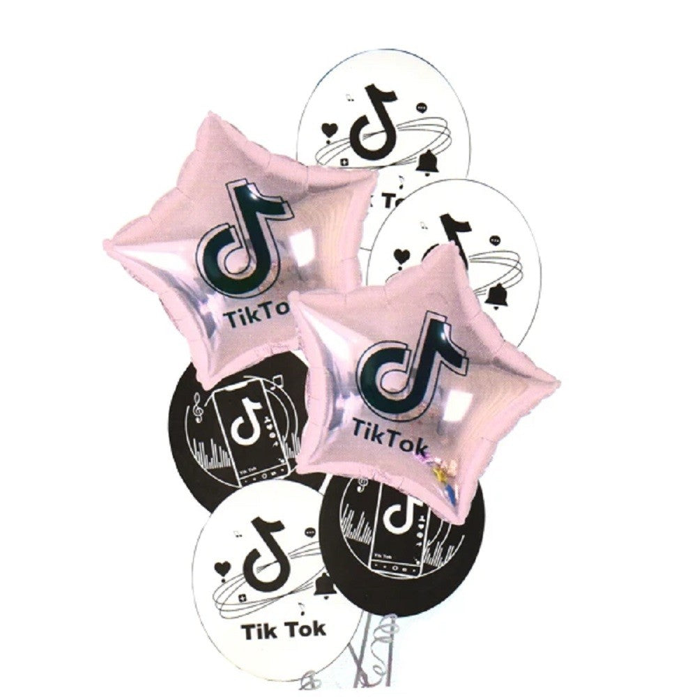Set 7 Globos Musical Colores