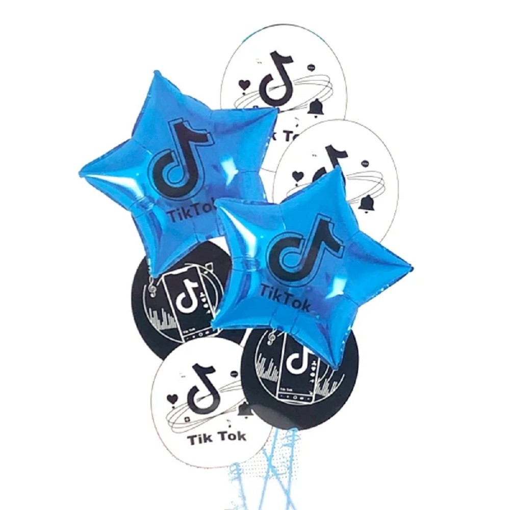 Set 7 Globos Musical Colores