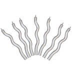 Velas Zig Zag Metalizadas x 8
