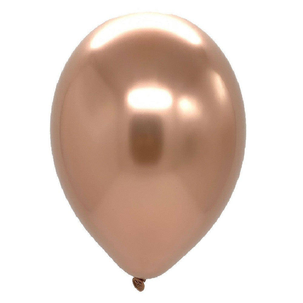 Globo Cromo R12 Metalizado Colores X 10
