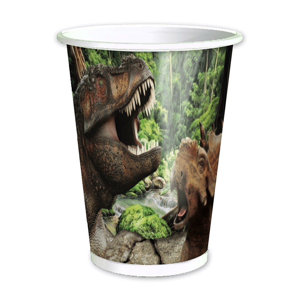 Pack Decoración Cumpleaños Dinosaurio Jurásico para 18 Personas