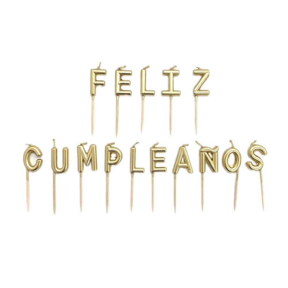 Vela Feliz Cumpleaños Cromo