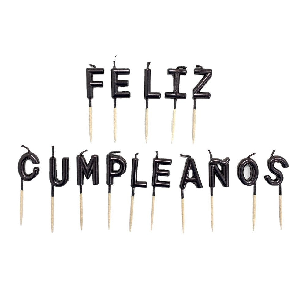 Vela Feliz Cumpleaños Cromo