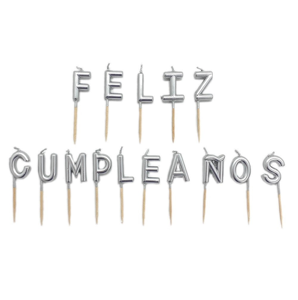 Vela Feliz Cumpleaños Cromo