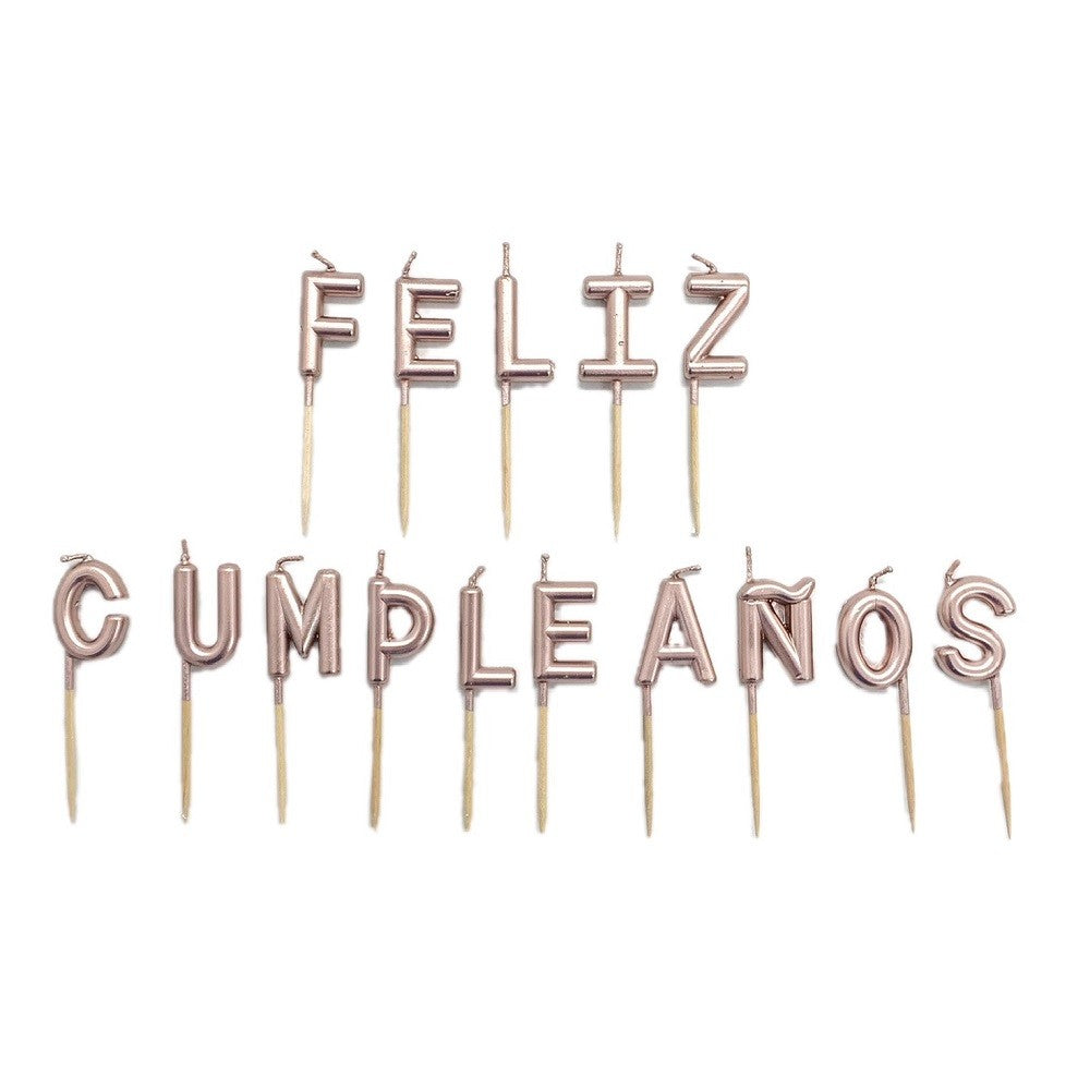 Vela Feliz Cumpleaños Cromo