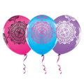 Globo Cumpleaños Mandalas Colores x 12