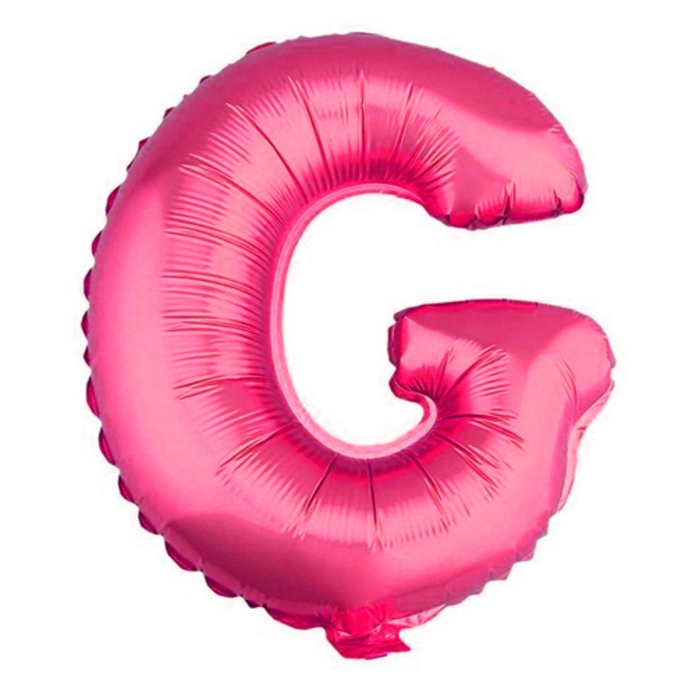 Globo Letra Fucsia 65 cm