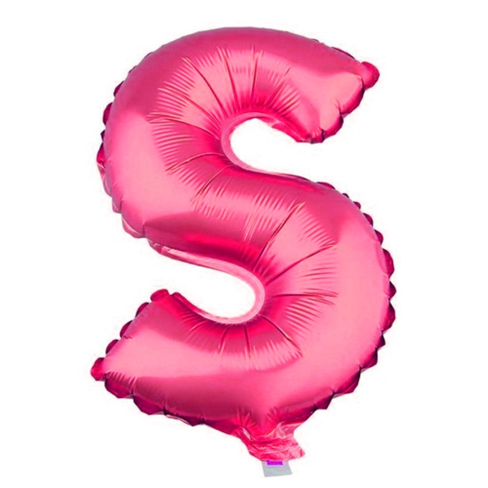 Globo Letra Fucsia 65 cm