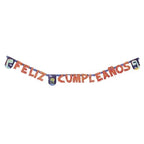 Guirnalda Feliz Cumpleaños Dinosaurio Azul